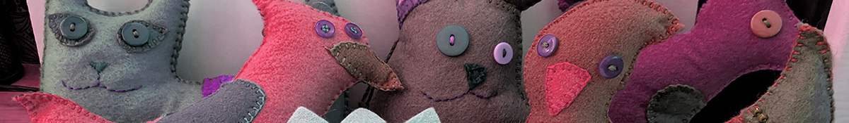 header image detail of Alexandria Levin handmade stuffies