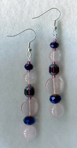 beaded earrings by Alexandria Levin