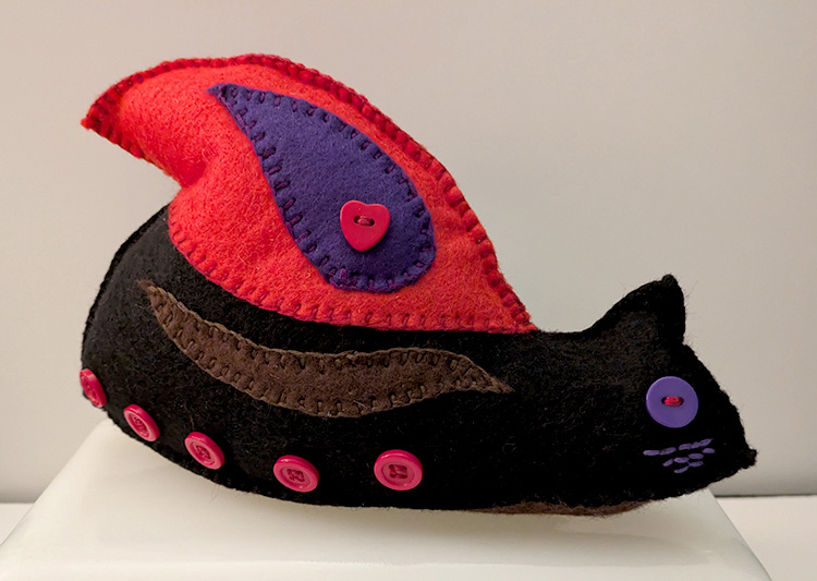 hand-made stuffie by Alexandria Levin