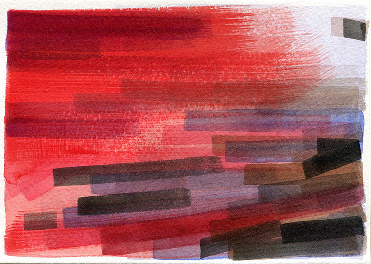 watercolor sketch by Alexandria Levin
