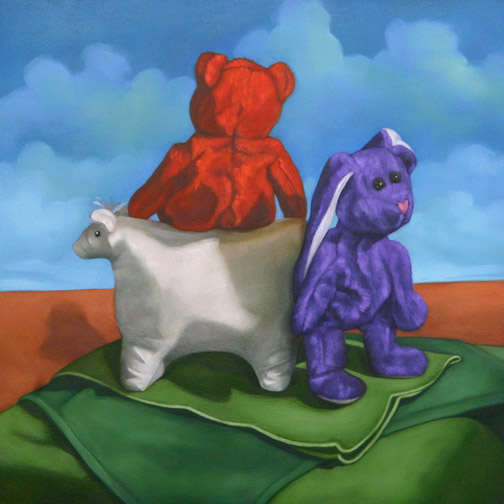 The Secondaries - Oil Painting by Alexandria Levin
