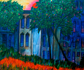 Painting by Alexandria Levin