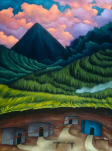 Painting by Alexandria Levin