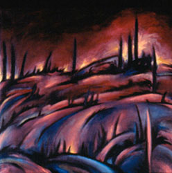 Painting by Alexandria Levin