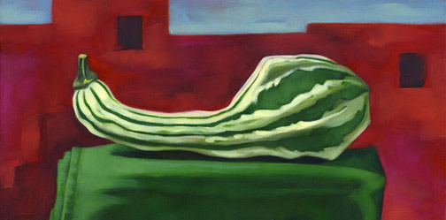 Long Gourd - Oil Painting by Alexandria Levin