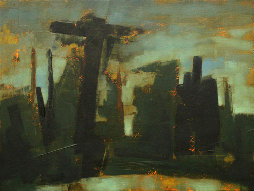 Broken - Oil Painting by Alexandria Levin