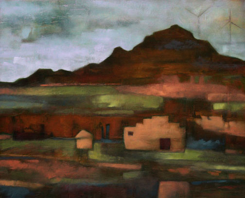 Southwest Wind - Oil Painting by Alexandria Levin