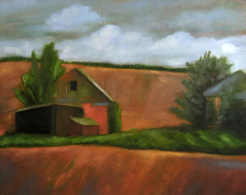 The Coming Dust - Oil Painting by Alexandria Levin