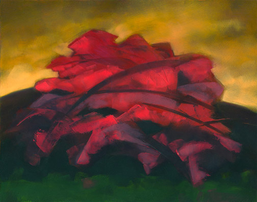Azalea #7 - Oil Painting by Alexandria Levin
